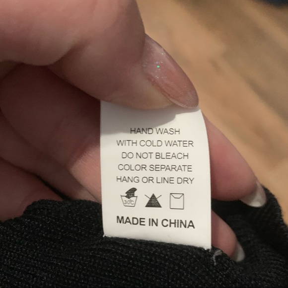 Cropped Knit Square Neck Sweater - Picture 4 of 4